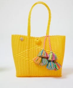Terez Accessories Las Guanacas Clasp Tote In Lemon