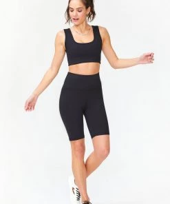 Terez TLC Shop Jet Black TLC Bike Shorts