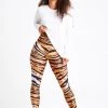 Terez Best Sellers Tiger Goals Hi-Shine Leggings