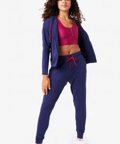 Terez Deep Blue CozyCozy Full Zip Hoodie 18 Terez Deep Blue CozyCozy Full Zip Hoodie