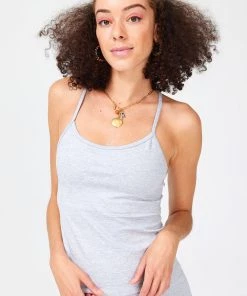 Terez Collegiate Gray TLC Y-Back Tank TLC Shop