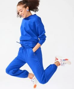 Terez X NY Forever Electric Blue Joggers