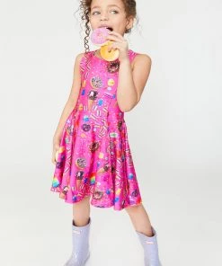 Terez Girls Candy Spill Skater Dress
