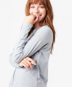 Terez Dove Gray Bliss Long Sleeve Tee Best Sellers