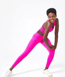 Terez Pink Mini Star UpLift Leggings