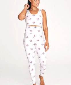Terez X Black Iris Violet Forget Me Not TLC Leggings