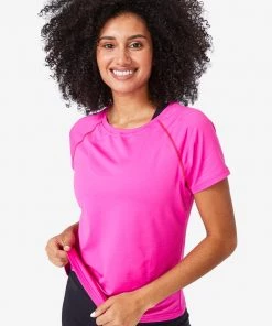 Terez Pink WorkIt Tee Bras & Tops