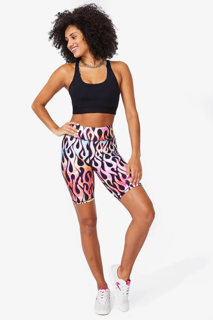 Terez X Torch'd Torch’d X Terez Tie Dye Bike Shorts 1 Terez X Torch'd Torch’d X Terez Tie Dye Bike Shorts