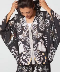 Terez Bras & Tops Kaleidofly RipStop Dolman Sleeve Jacket