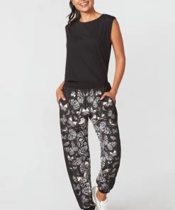 Terez Kaleidofly RipStop Track Pants Bottoms
