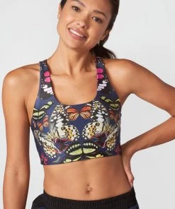 Terez Kaleidofly Pop DuoKnit Sports Bra Bras & Tops