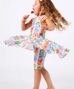 Terez X Dana's Bakery Girls Macaron Bike Shorts