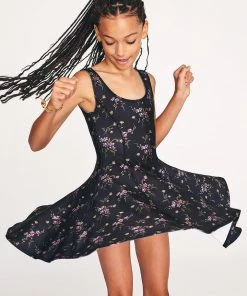 Terez X Black Iris Girls Wild Flowers Skater Dress