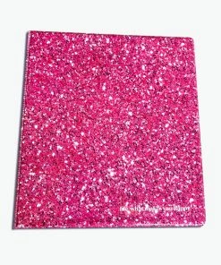 Terez Pink Glitter Binder