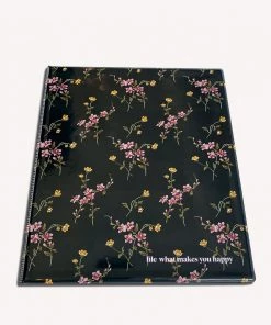 Terez X Black Iris Wild Flowers Binder