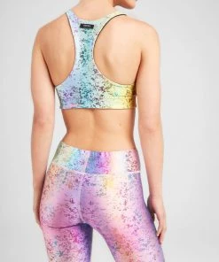 Terez Rainbow Haze Foil Balayage Sports Bra