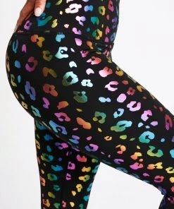 Terez Rainbow Cheetah Foil UpLift Leggings
