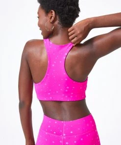 Terez Pink Mini Star Sports Bra