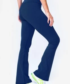 Golden Times Navy TLC Flare Leggings