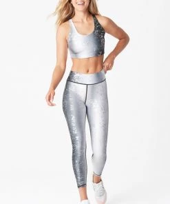 Terez Silver Haze Foil Balayage Hi-Shine Bra Bras & Tops