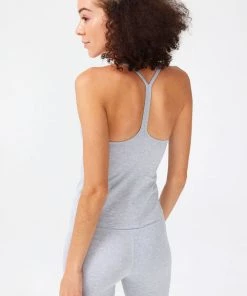 Terez Collegiate Gray TLC Y-Back Tank TLC Shop