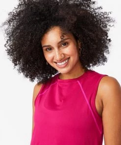 Terez Magenta WorkIt Tank Bras & Tops