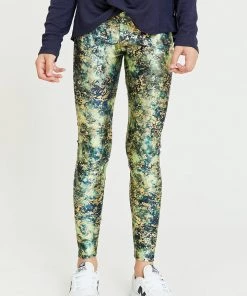 Terez Girls Canopy Gold Haze Foil Balayage Leggings