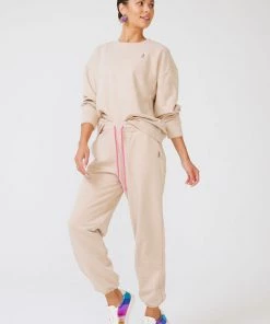 Terez X NY Forever Oat Milk Joggers