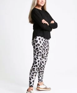 Terez Snow Leopard Hi-Shine Leggings