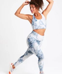 Terez Best Sellers Natural Marble DuoKnit Leggings