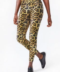 Terez Leopard Goals Hi-Shine Leggings