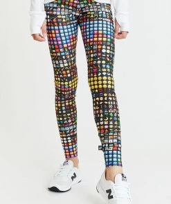 Terez Girls Emoji Leggings