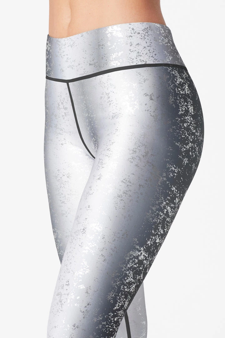 Terez Silver Haze Foil Balayage Hi-Shine Leggings 3 Terez Silver Haze Foil Balayage Hi-Shine Leggings