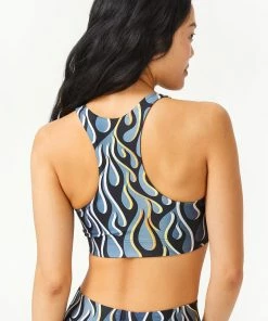 Torch'd In Terez Bronze Sports Bra