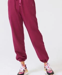 Terez X NY Forever Black Raspberry Joggers