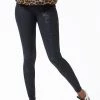 Terez Best Sellers Black Tonal Foil Haze UpLift Leggings