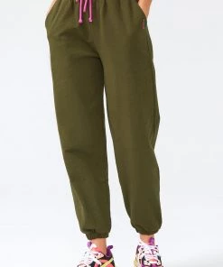 Terez X NY Forever Uniform Green Joggers