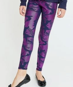 Terez Girls Fuchsia Camo Foil Leggings