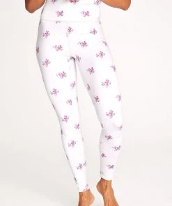 Terez X Black Iris Violet Forget Me Not TLC Leggings