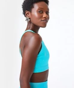 Terez Aqua Blue Mini Star Sports Bra