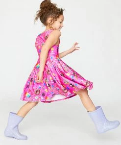 Terez Girls Candy Spill Skater Dress