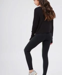 Terez Girls Twist Front Long Sleeve In Black