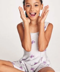 Terez X Black Iris Girls Violet Forget Me Not Skater Dress