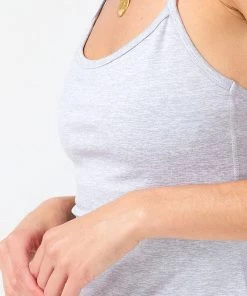 Terez Collegiate Gray TLC Y-Back Tank TLC Shop