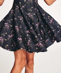 Terez X Black Iris Girls Wild Flowers Skater Dress