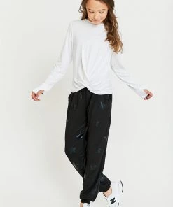 Terez Girls Black Star Foil Lightweight Jogger 9 Terez Girls Black Star Foil Lightweight Jogger