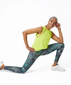 Terez Green Heathered Camo Hi-Shine Leggings 6 Terez Green Heathered Camo Hi-Shine Leggings