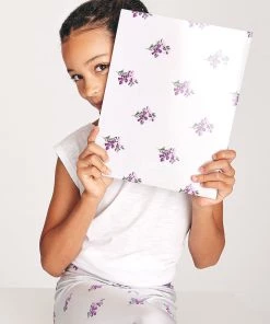 Terez X Black Iris Violet Forget Me Not Folder