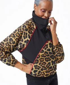 Terez Best Sellers Leopard Goals RipStop Windbreaker