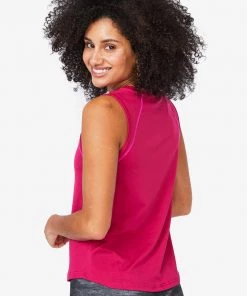 Terez Magenta WorkIt Tank Bras & Tops